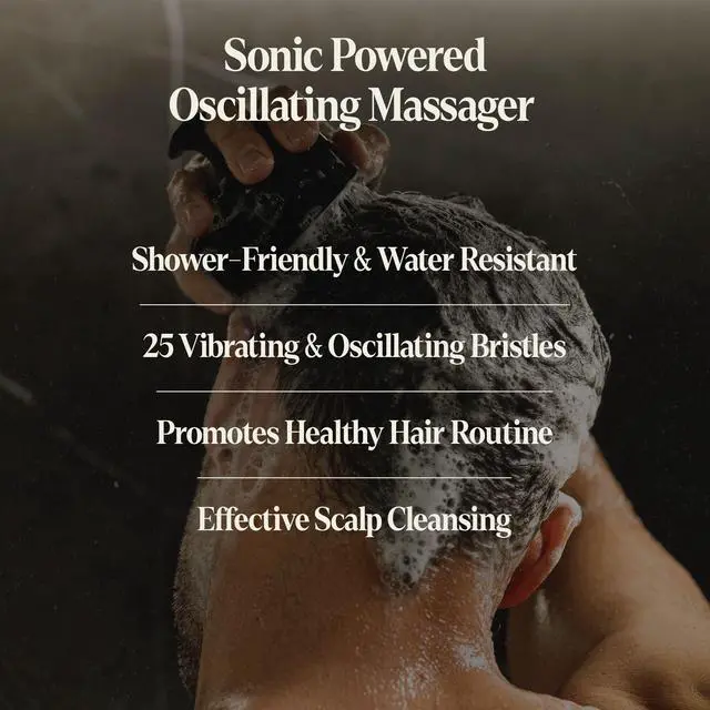 Alt view image 3 of 6 - Sonic Scalp Head Massager & 100% Pure Argan Oil Bundle