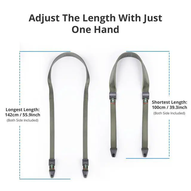 Alt view image 6 of 6 - 1.8" Wide Padded Camera Strap with Quick Release Plate for DSLR/SLR
