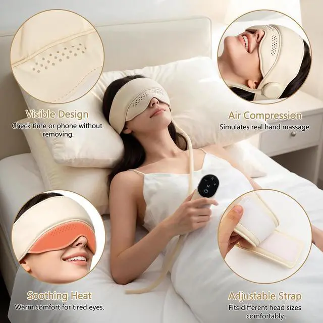 Alt view image 3 of 7 - 2-in-1 Head and Eye Massager