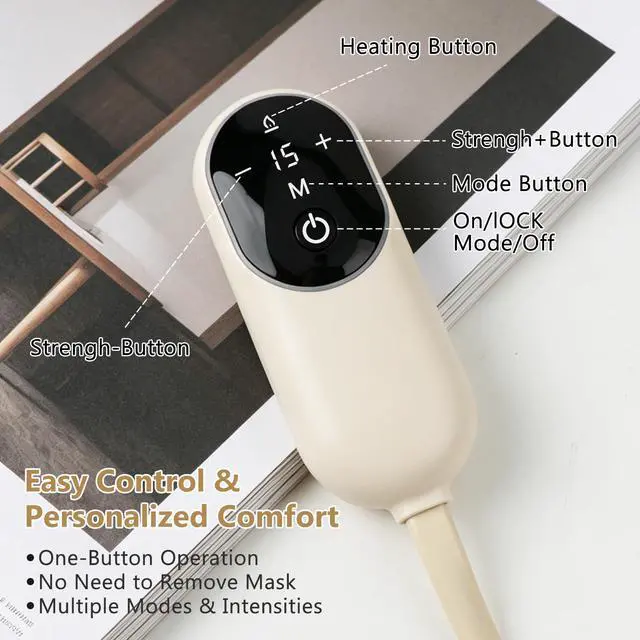 Alt view image 6 of 7 - 2-in-1 Head and Eye Massager
