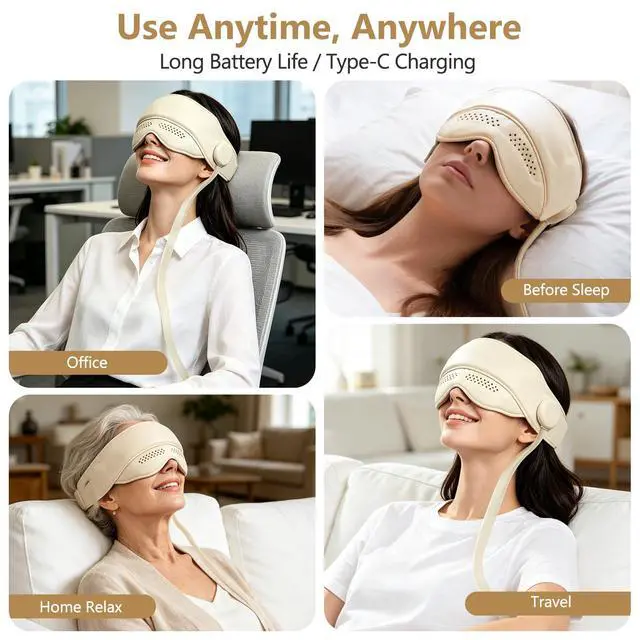 Alt view image 7 of 7 - 2-in-1 Head and Eye Massager