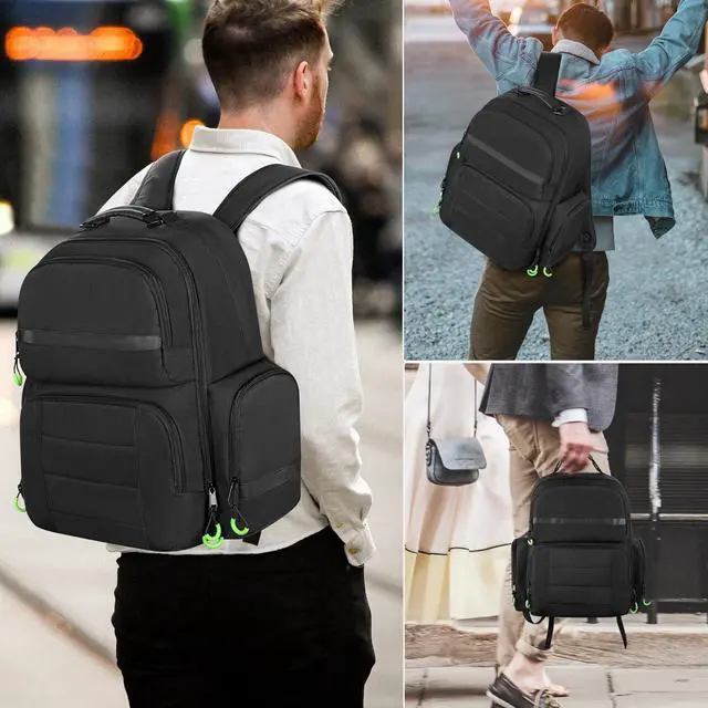 Alt view image 5 of 7 - Game Console Backpack Compatible with Xbox One/Series S/Xbox 360