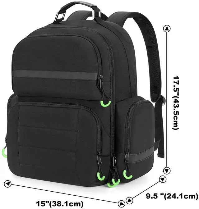 Alt view image 6 of 7 - Game Console Backpack Compatible with Xbox One/Series S/Xbox 360