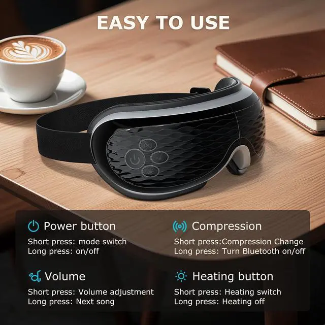 Alt view image 5 of 7 - Eye Massager with Heat and Cooling, FSA Eligible HSA