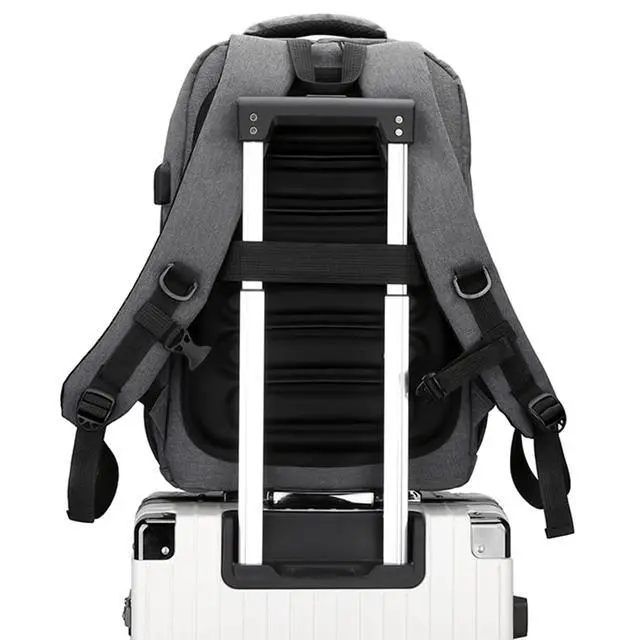 Alt view image 7 of 7 - Game Cosole Backpack Travel Bag Travel Carrying Case for PS5/PS4 Console and Accessories (Grey)