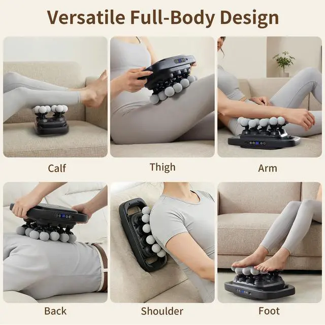 Alt view image 6 of 7 - 20 Head Massage Gun Deep Tissue, Percussion Muscle Massager for Back Pain