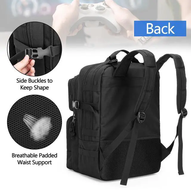 Alt view image 4 of 7 - Travel Backpack Compatible with PS5/PS5 Slim/PS5 Pro/PS4 Console