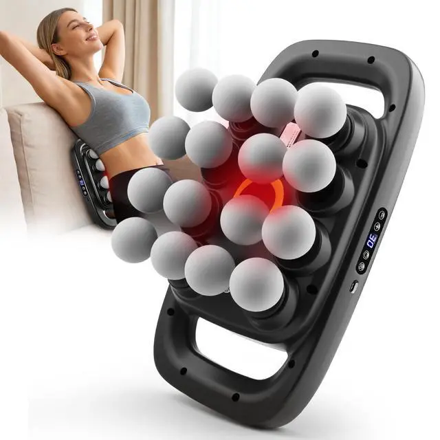 Main image of 16 Head Massage Gun Set, Deep Tissue Percussion Massager with 3 Modes & 30 Intensities, Portable Quiet Handheld Massager for Legs, Waist, Back, Neck, Buttocks Muscles Fatigue Relief