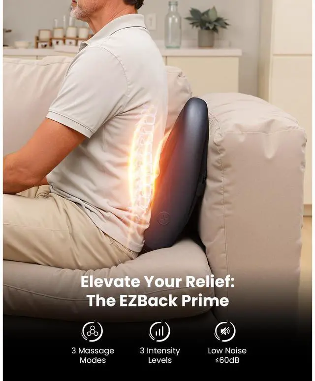 Alt view image 2 of 7 - Back Massager for Pain Relief Deep Tissue FSA-HSA Eligible