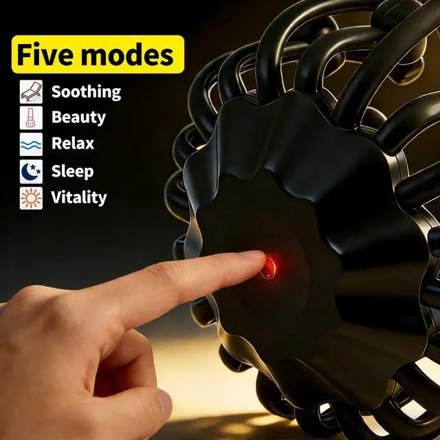 Alt view image 2 of 7 - Electric Scalp Massager, Octopus Head Massager 20 Nodes Scalp Stress Relax