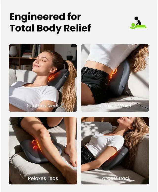 Alt view image 7 of 7 - Back Massager for Pain Relief Deep Tissue FSA-HSA Eligible