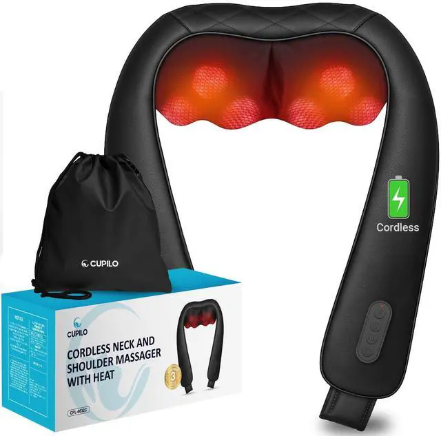 Main image of Cordless Neck Massager for Pain Relief Deep Tissue, FSA Eligible