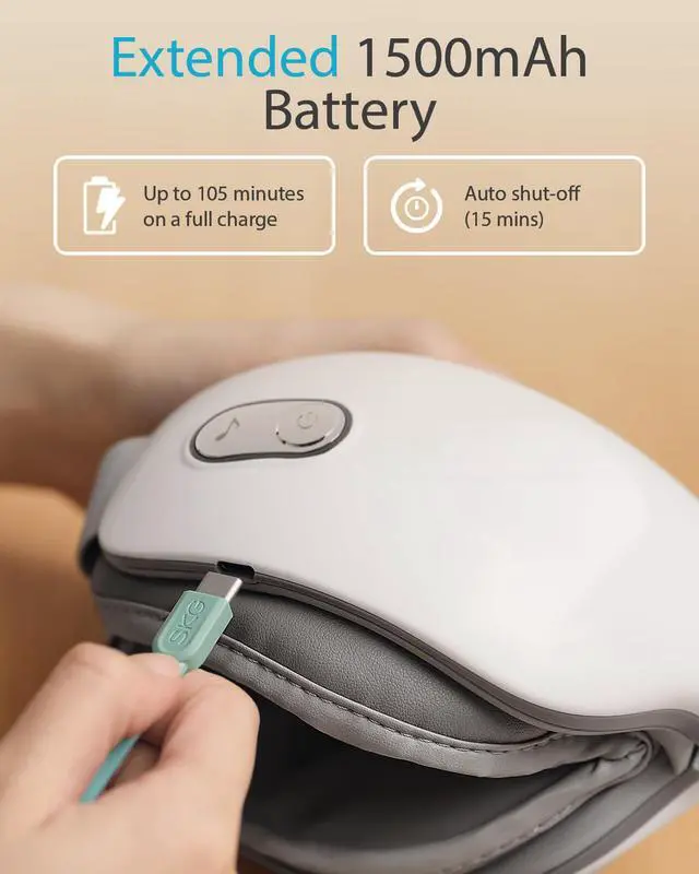 Alt view image 7 of 7 - Eye Massager with Heat, Valentine's Day Gifts for Her Him, Bluetooth Music & Foldable Sleep Mask for Dry Eyes & Relaxation, Eye Mask for Migraine, Ideal for Travel, Work
