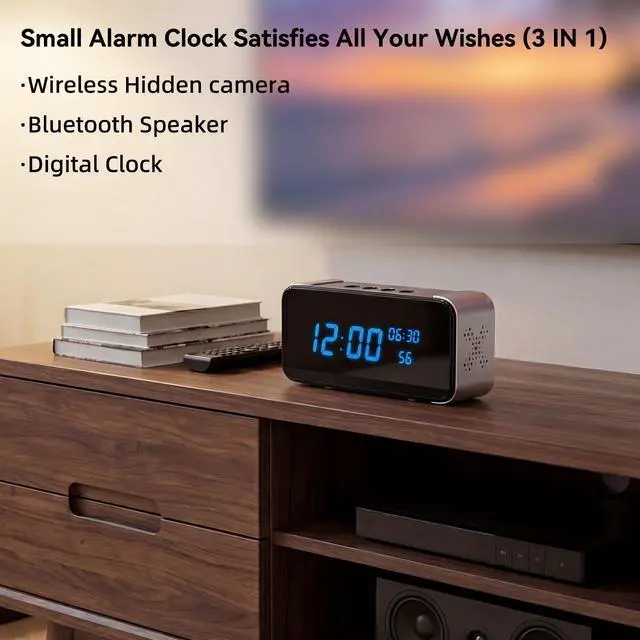 Alt view image 3 of 7 - Wireless Security Mini 4K HD Camera with Night Vision and Motion Detection