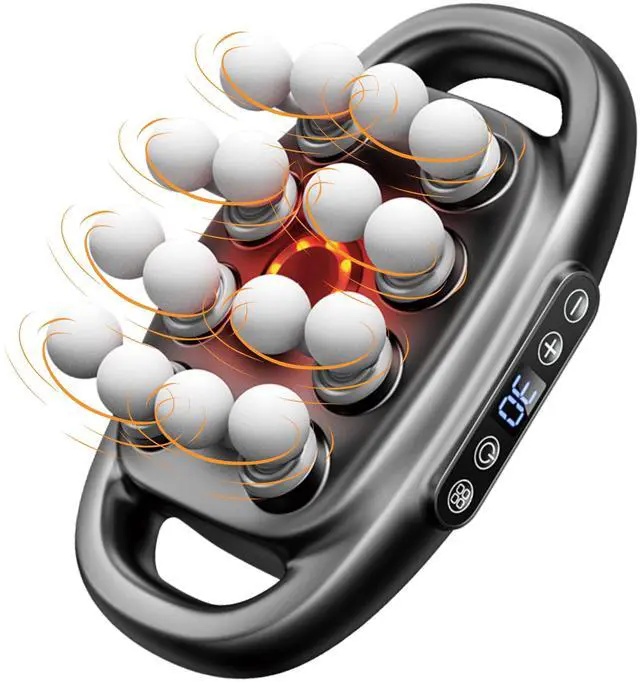 Main image of 16 Head Massage Gun Deep Tissue Back Massager for Pain Relief Deep Tissue - 16 Ball Massager for Back, Neck, Shoulder, Recovery - Percussion Massage Gun Ideal Gift for Men & Women