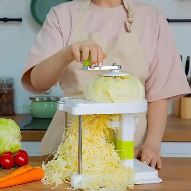 Alt view image 4 of 7 - Cabbage Slicer Chopper Shredder Sauerkraut Cutter Coleslaw Grater