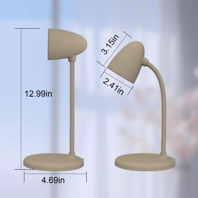 Alt view image 2 of 7 - LED Desk Lamp for Home Office,Dimmable Table Lamp 3 Light Colors