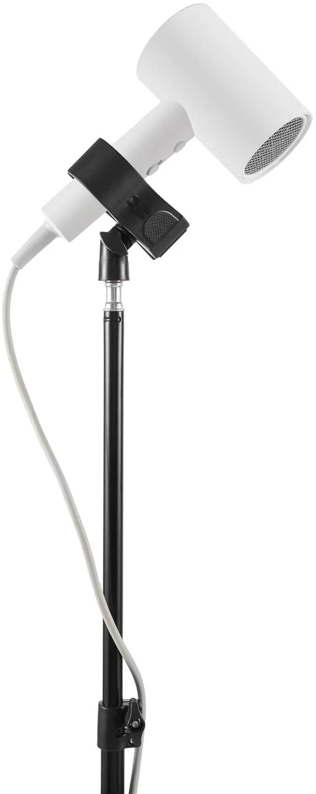 Main image of Hair Dryer Tripod Stand with Universal Clip, 20-63 Inch Adjustable Tripod Holder, Black