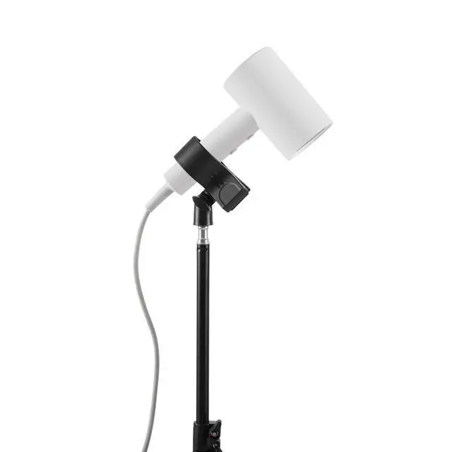 Alt view image 2 of 7 - Hair Dryer Tripod Stand with Universal Clip, 20-63 Inch Adjustable Tripod Holder, Black