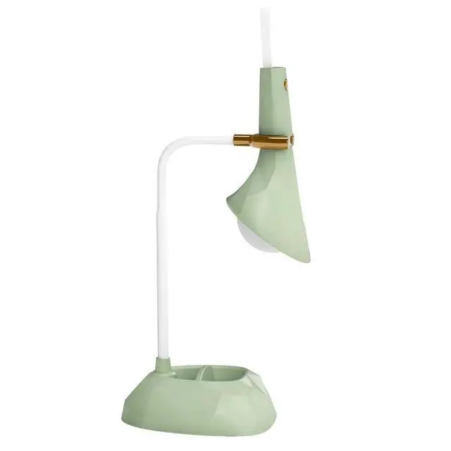 Alt view image 2 of 7 - Portable Desk Lamp with Detachable Flashlight, 3 Color Temperature Modes, 1200mAh Battery, Stepless Dimming Brightness Memory - Ideal for Home Office Use (Green)