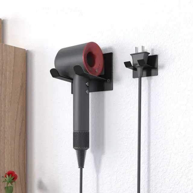 Alt view image 3 of 7 - Self Adhesive Hair Dryer Holder Wall Mounted