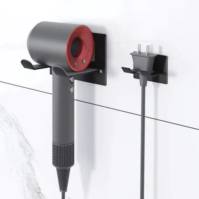 Alt view image 4 of 7 - Self Adhesive Hair Dryer Holder Wall Mounted