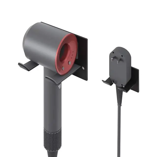Alt view image 6 of 7 - Self Adhesive Hair Dryer Holder Wall Mounted