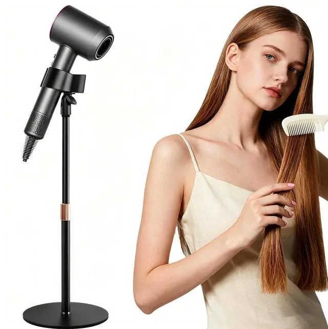 Main image of Hair Dryer Stand Holder 360° Rotating Hands Free Blow Dryer Stand