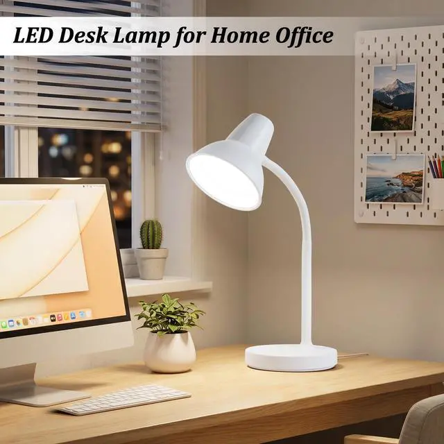 Alt view image 5 of 7 - LED Desk Lamps for Home Office, Flexible Gooseneck Eye-Caring Study Lamps