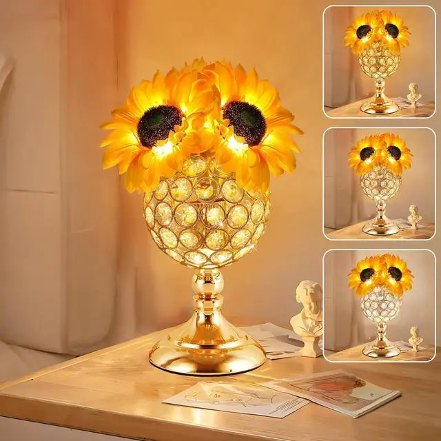 Main image of Sunflower Flower Lamps for Table Lamp Birthday Gifts for Women