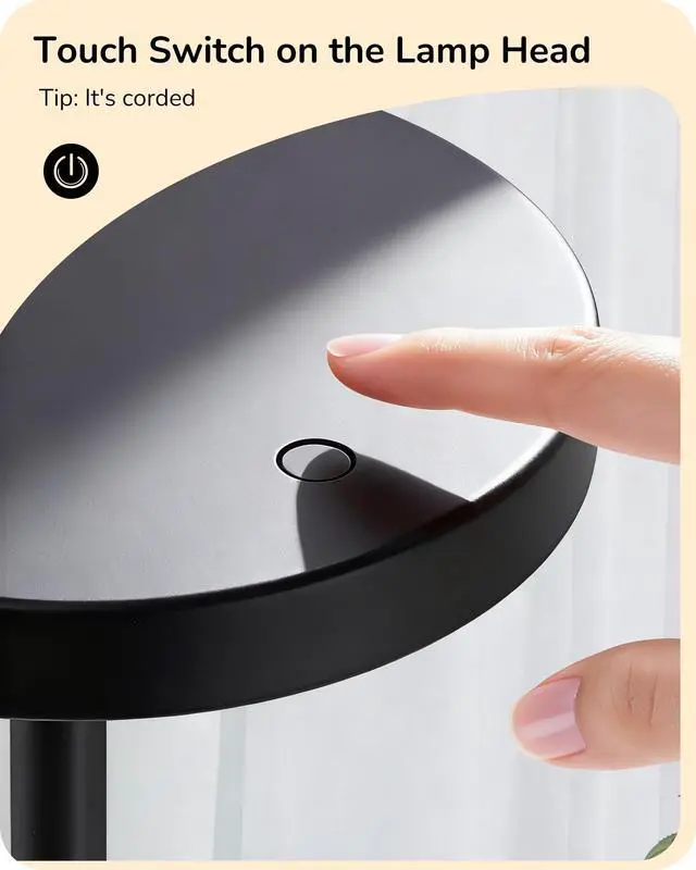 Alt view image 7 of 7 - LED Table Lamp, Desk Lamp with 2 Adjustable Height, High CRI 90+