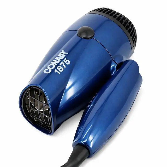 Alt view image 2 of 5 - Ion Shine Dual Voltage 1875 Watt Compact Folding Hair Dryer