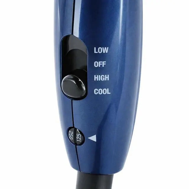 Alt view image 3 of 5 - Ion Shine Dual Voltage 1875 Watt Compact Folding Hair Dryer