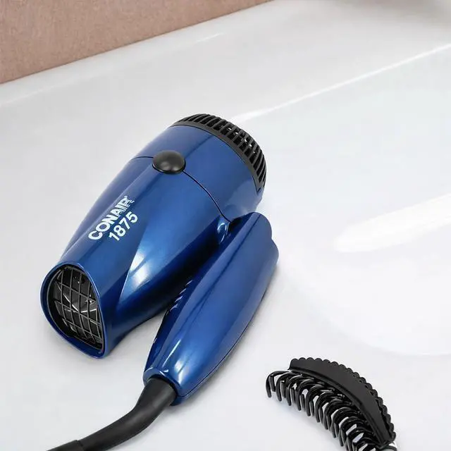 Alt view image 4 of 5 - Ion Shine Dual Voltage 1875 Watt Compact Folding Hair Dryer