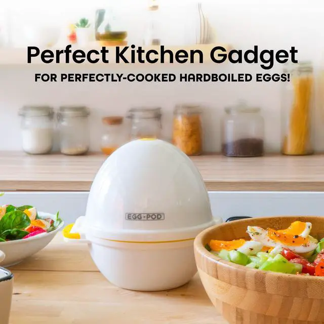 Alt view image 3 of 7 - Eggpod by Egg Cooker Wireless Microwave Hardboiled Egg Maker, Cooker, Egg Boiler & Steamer, 4 Perfectly-Cooked Hard boiled Eggs in Under 9 minutes As Seen On TV