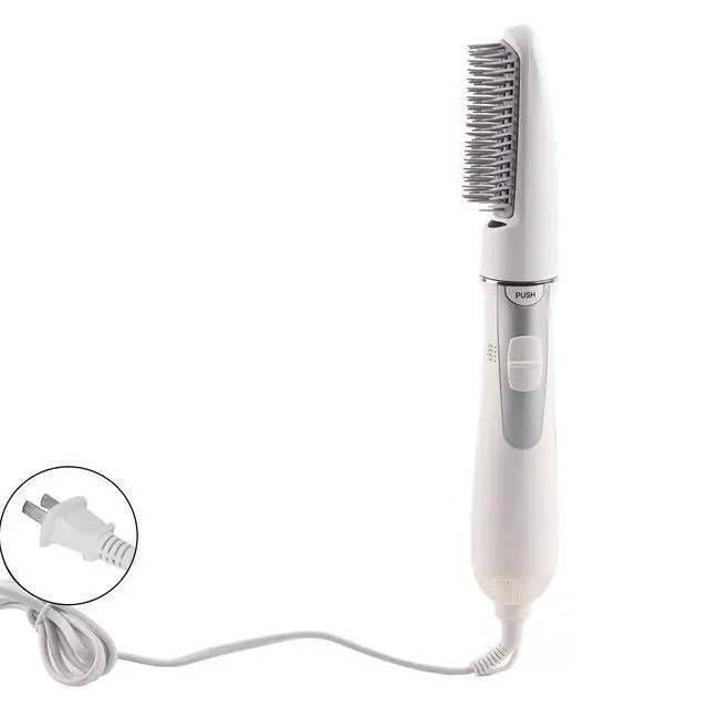Alt view image 2 of 7 - 2 in 1 Hair Dryer Brush, Negative Ion Anti-frizz Hot Air Brush Blower, Professional Electric Household Hair Curling Comb, Protable Hair Dryer Comb Machine