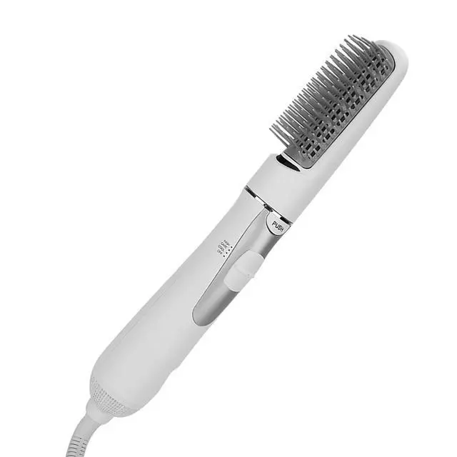 Alt view image 4 of 7 - 2 in 1 Hair Dryer Brush, Negative Ion Anti-frizz Hot Air Brush Blower, Professional Electric Household Hair Curling Comb, Protable Hair Dryer Comb Machine