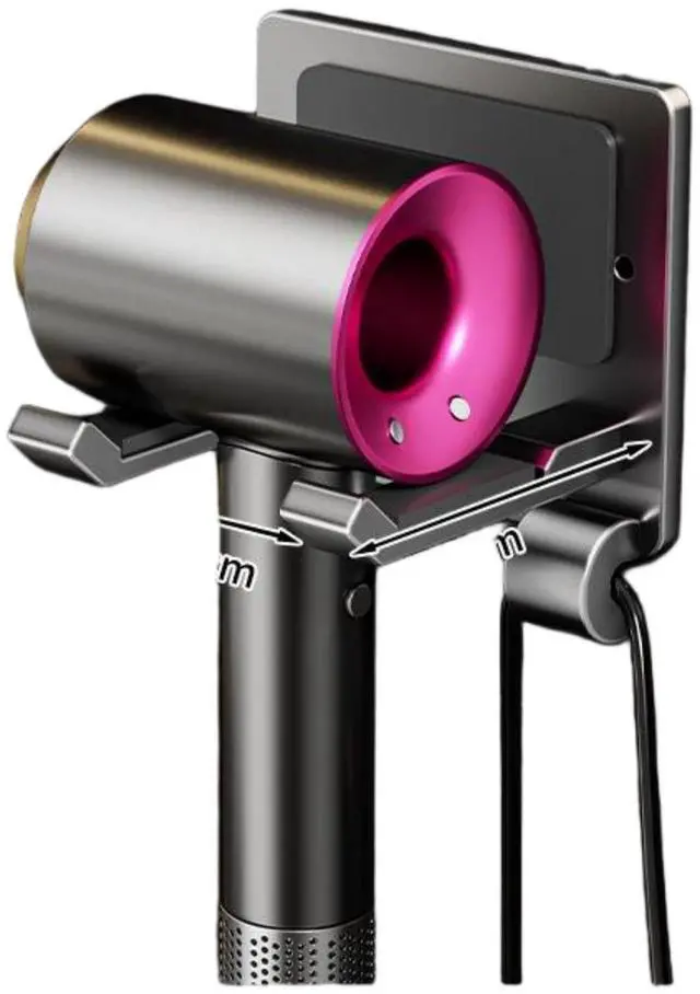Main image of Kitchen Cooking Set Anti-theft hair dryer stand, no-drilling hotel hairdryer hanger, wall-mounted storage rack for space aluminum electric blow dryer Dish Rack for Kitchen Counter,