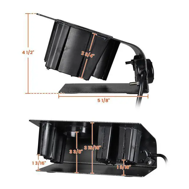 Alt view image 5 of 7 - BYOOTIQUE 6-Hole Tabletop Blow Dryer & Hair Iron Holder Salon Stand