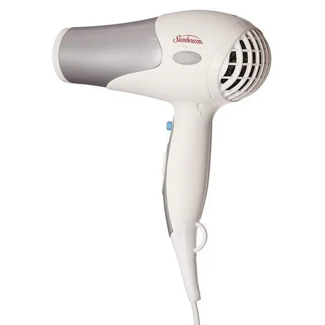 Alt view image 2 of 2 - Dual Watt 3 Speed GreenSense Wall Mount Ionic Hair Dryer with Dimmable LED Night Light and Bracket, Black and Silver
