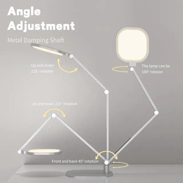 Alt view image 5 of 7 - LED Desk Lamp for Home Office, Soft Edge-lit Design, Modern Style