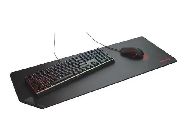 Alt view image 4 of 7 - MP 2000, Premium Mouse Pad in XXL (31.50" x 13.78" x 0.20"), Smooth Fabric Surface for Precision, Sewn Edges, Non-Slip Bottom, Rollable, Comfortable, Black