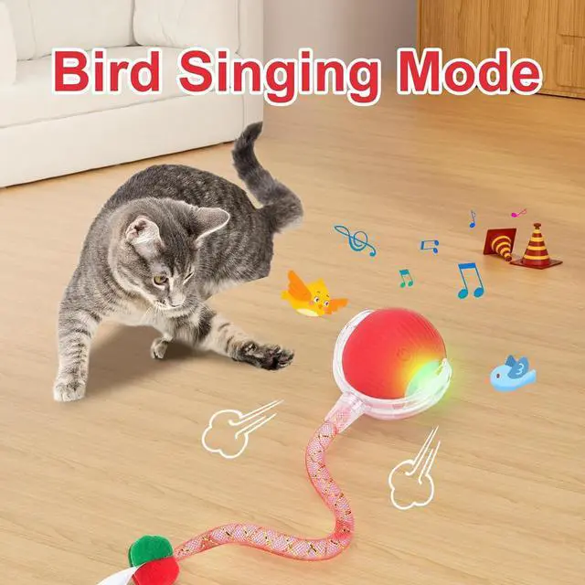 Alt view image 7 of 7 - 2 Packs Speed 2.0 Tail Interactive Cat Toys for Indoor Cats, Moving Cat Toy