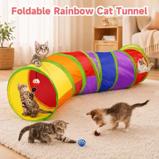 Alt view image 3 of 7 - 33PCS Cat Toys Variety Pack for Indoor Cats, Kitten Toys Cat Tunnel