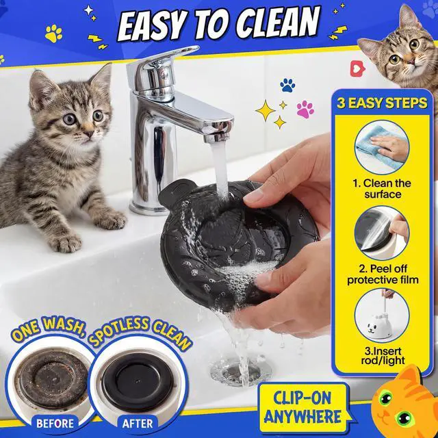 Alt view image 5 of 7 - Automatic Interactive Cat Toy, Flying Bird Wand for Indoor Cats