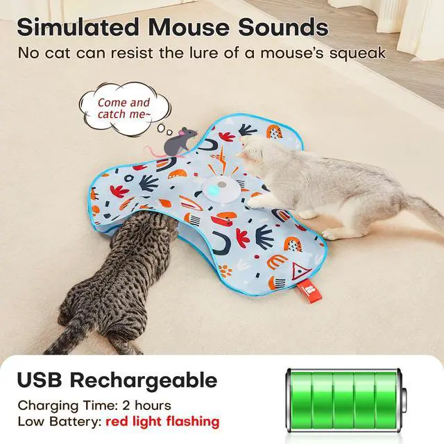 Alt view image 5 of 6 - Hide and Seek Interactive Cat Toys