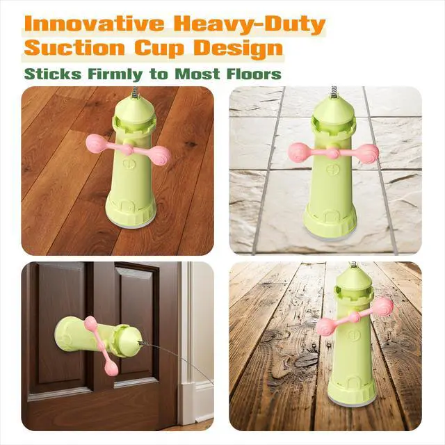 Alt view image 5 of 6 - Cat Interactive Toys for Indoor Cats, Enhanced Suction Cup Cat Teaser Wand, Kitty Enrichment Chase Toy Fun Weight Loss Exercise Toy for Kitten Adult Cats Boredom Relief Keep Them Busy