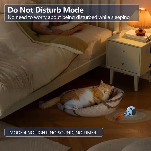 Alt view image 4 of 7 - Cat Toys Ball, Smart Motion Sensor Moving Ball with 4 Sounds& 3 Speed Modes