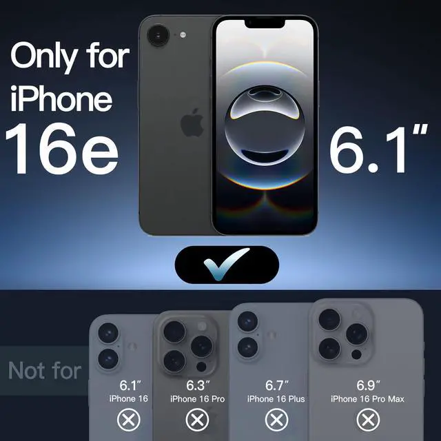 Alt view image 2 of 6 - Matte Case for iPhone 17e/16e, Black