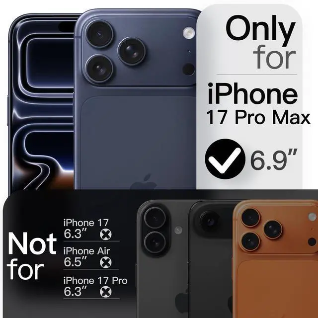 Alt view image 2 of 7 - Slim Case for iPhone 17 Pro Max, Black